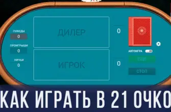 Играть в 21 очко на деньги